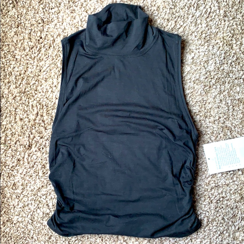 Lulu lemon black sleeveless top sz S
